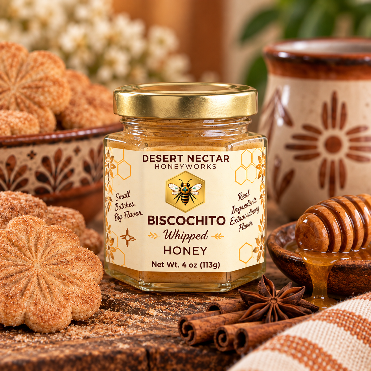 Biscochito Whipped Honey 4oz Mini